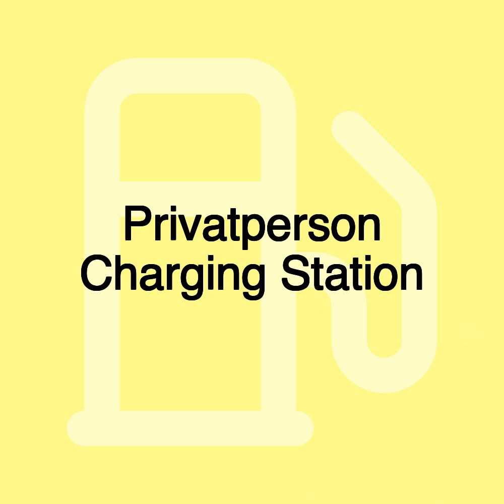 Privatperson Charging Station