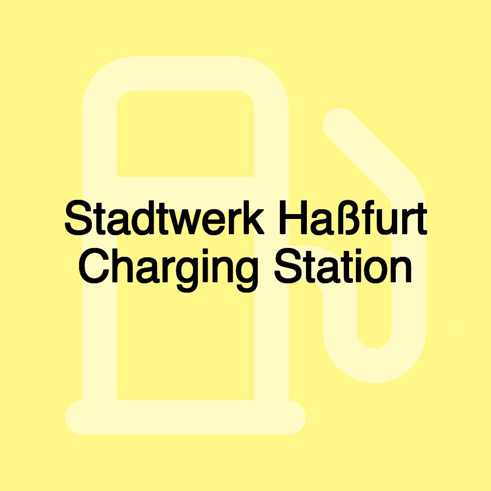 Stadtwerk Haßfurt Charging Station