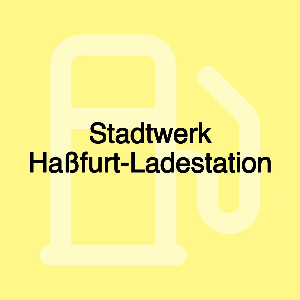 Stadtwerk Haßfurt-Ladestation