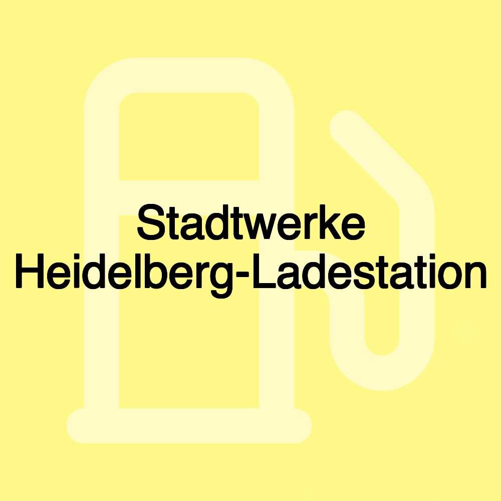 Stadtwerke Heidelberg-Ladestation