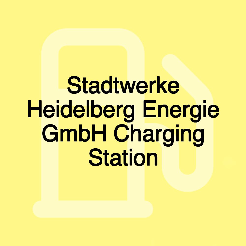 Stadtwerke Heidelberg Energie GmbH Charging Station