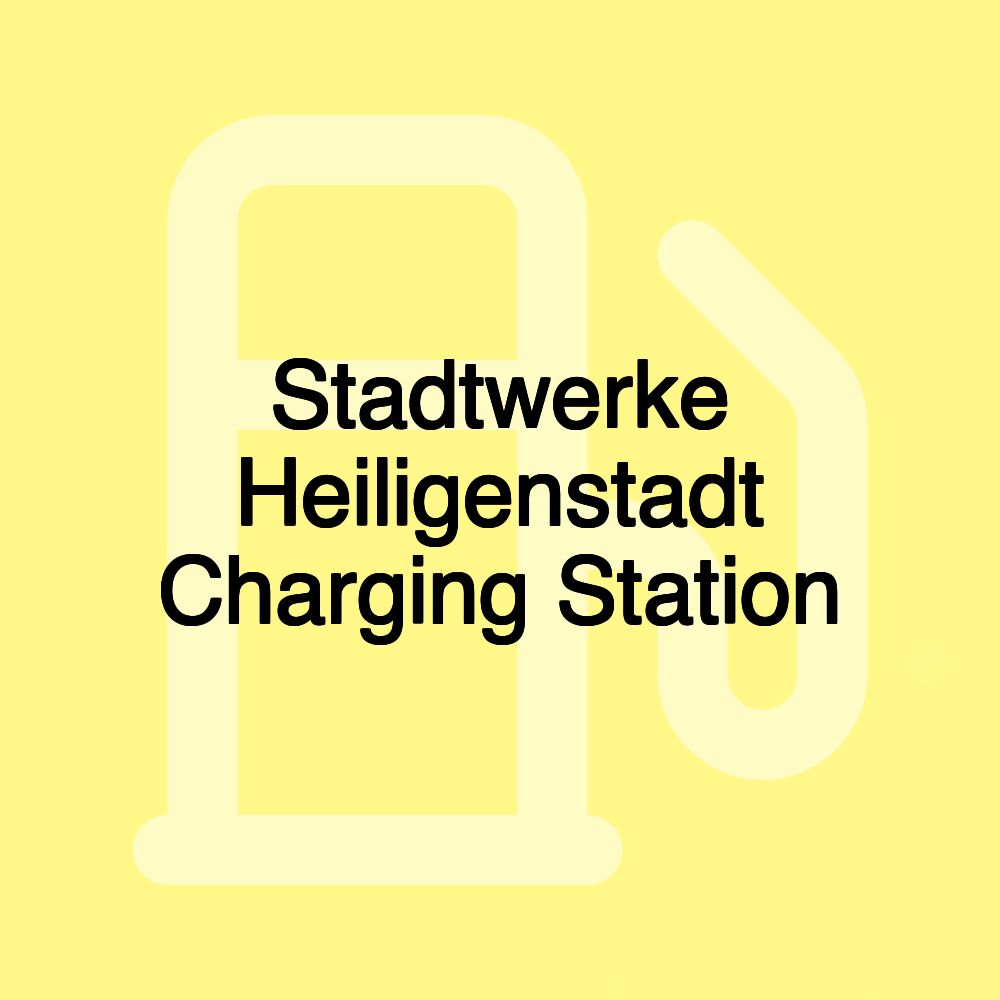 Stadtwerke Heiligenstadt Charging Station