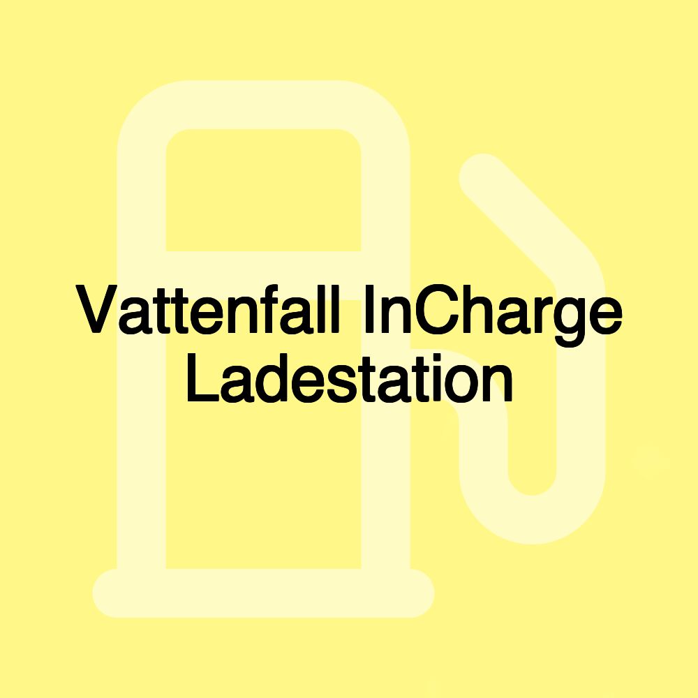 Vattenfall InCharge Ladestation