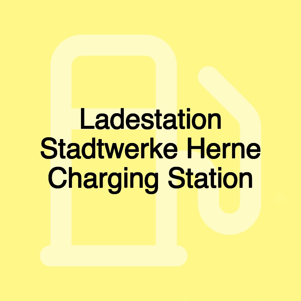 Ladestation Stadtwerke Herne Charging Station