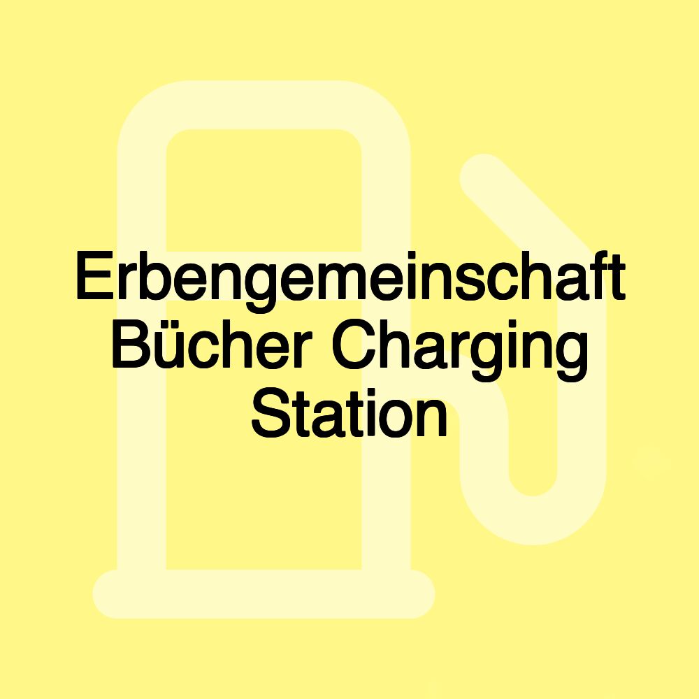 Erbengemeinschaft Bücher Charging Station