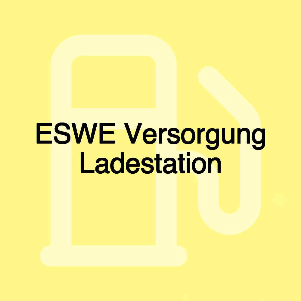 ESWE Versorgung Ladestation