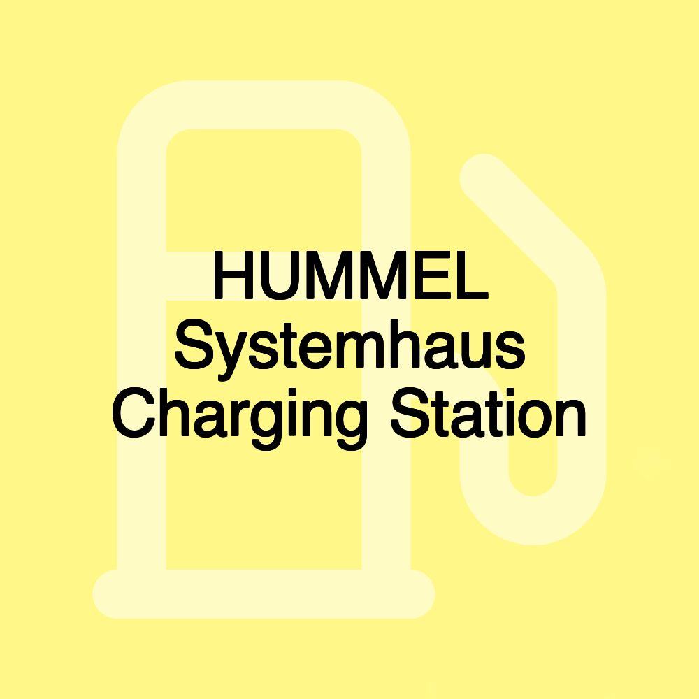 HUMMEL Systemhaus Charging Station