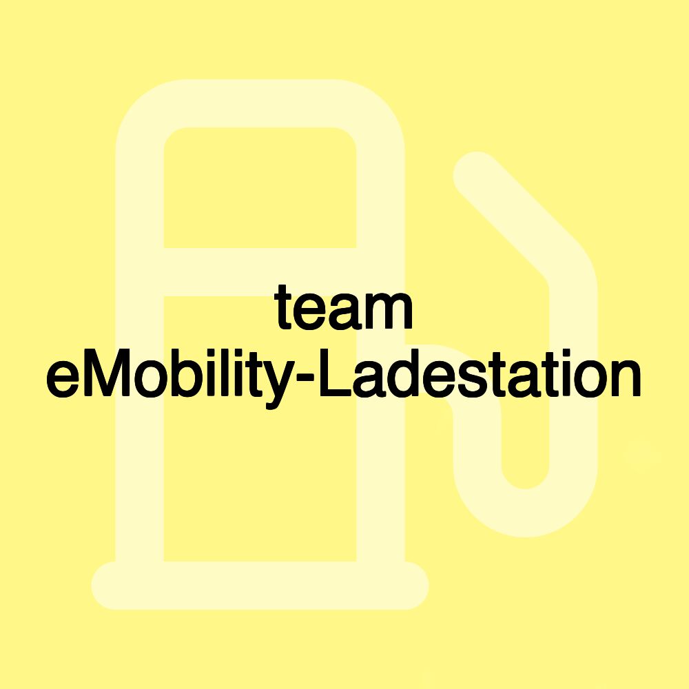 team eMobility-Ladestation