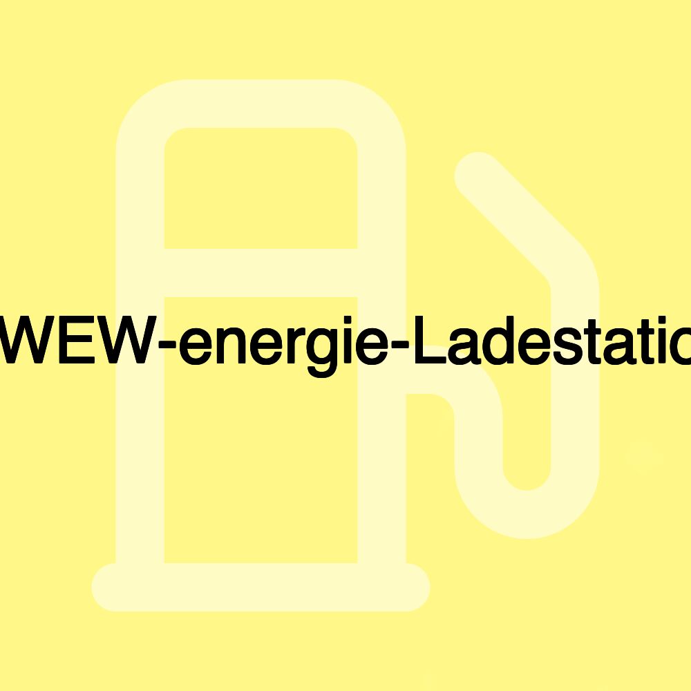 VWEW-energie-Ladestation