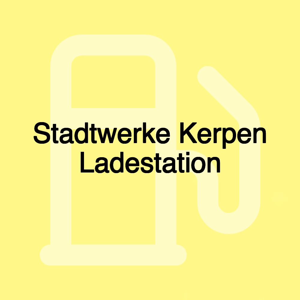 Stadtwerke Kerpen Ladestation