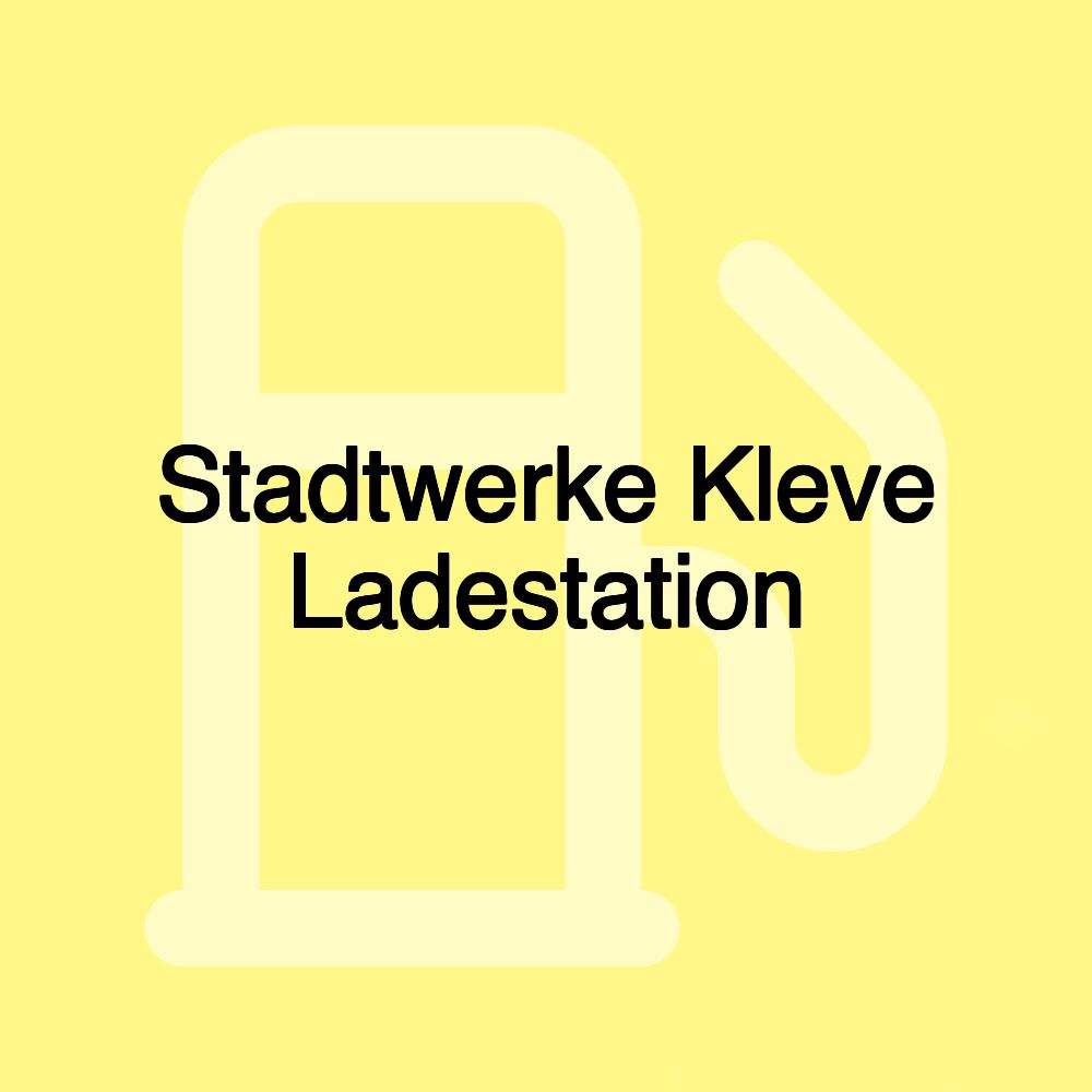 Stadtwerke Kleve Ladestation