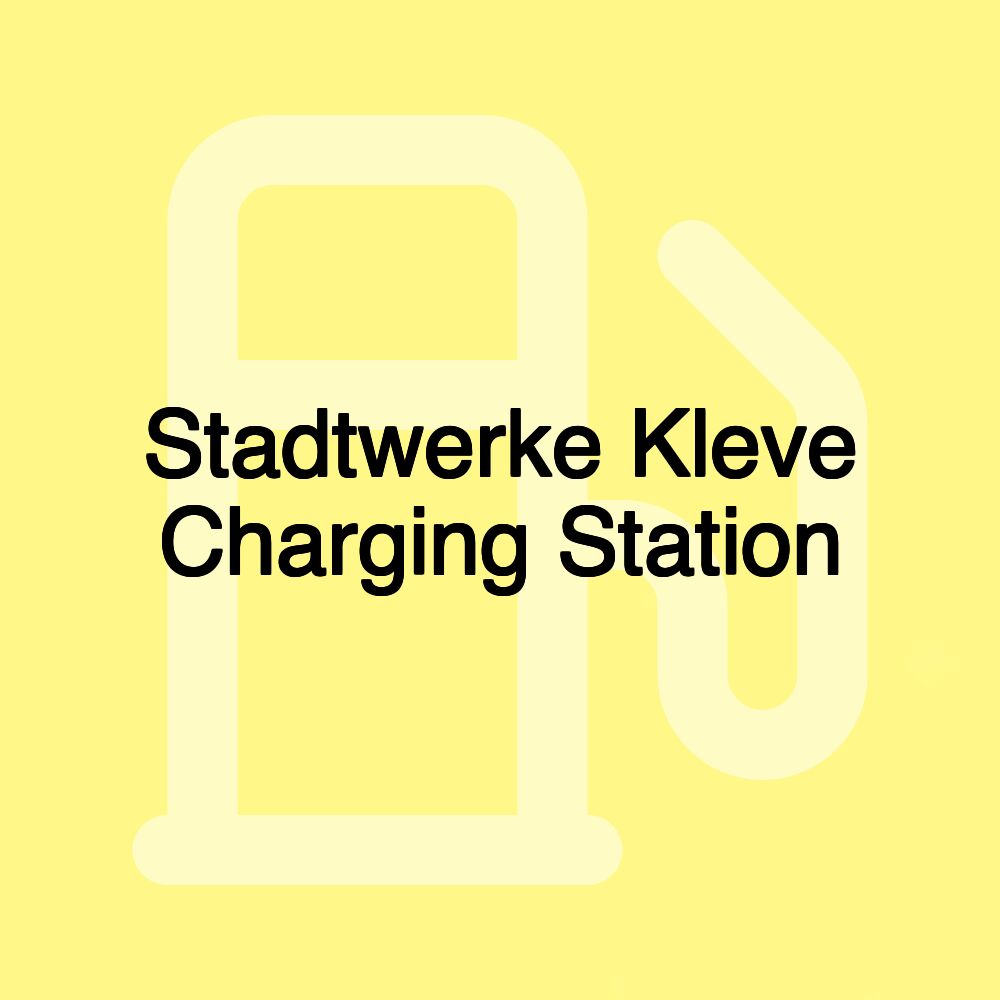 Stadtwerke Kleve Charging Station