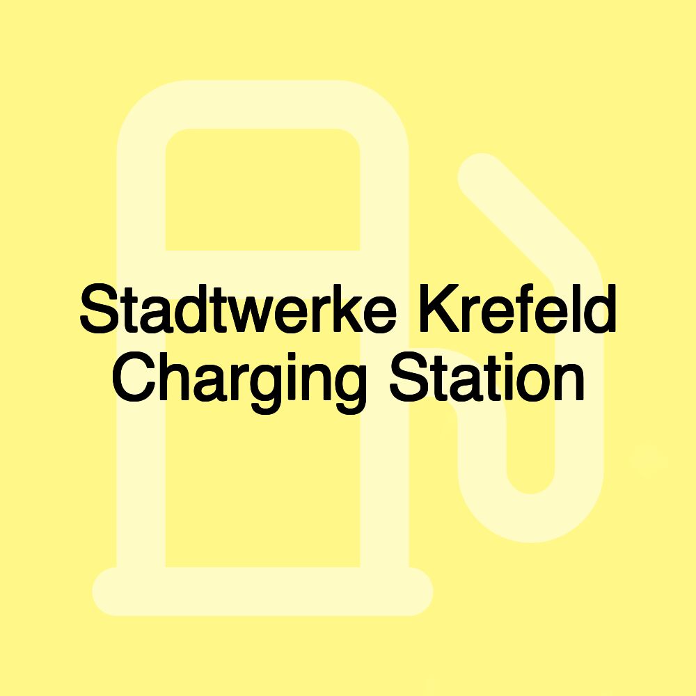 Stadtwerke Krefeld Charging Station