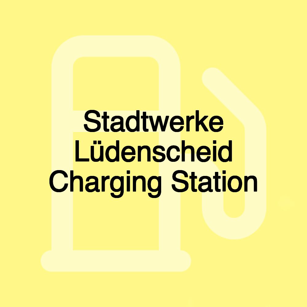 Stadtwerke Lüdenscheid Charging Station