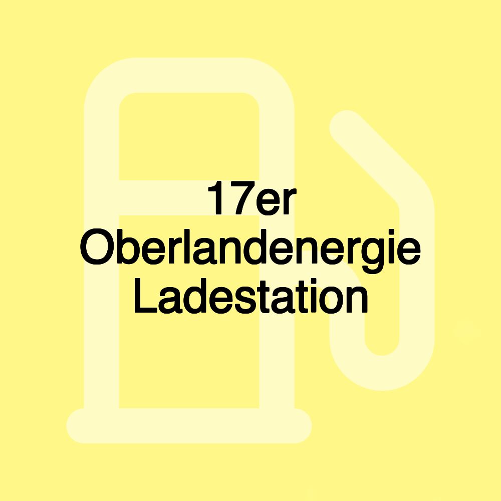 17er Oberlandenergie Ladestation