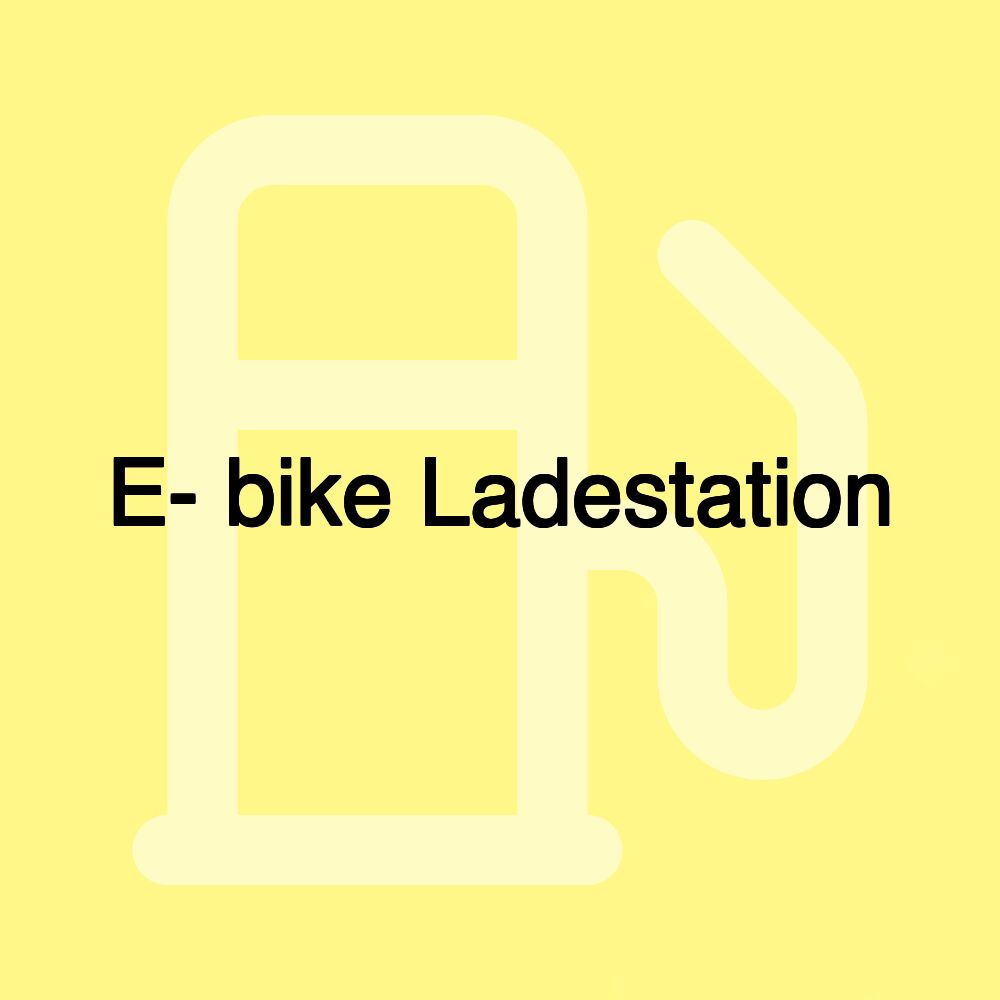 E- bike Ladestation