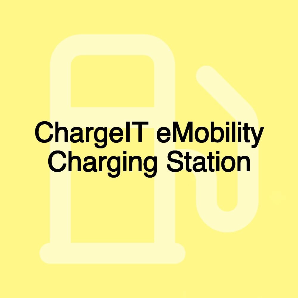 ChargeIT eMobility Charging Station