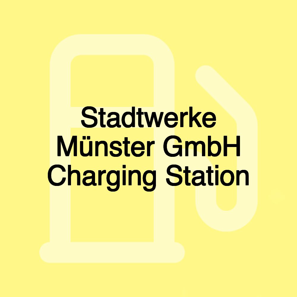 Stadtwerke Münster GmbH Charging Station