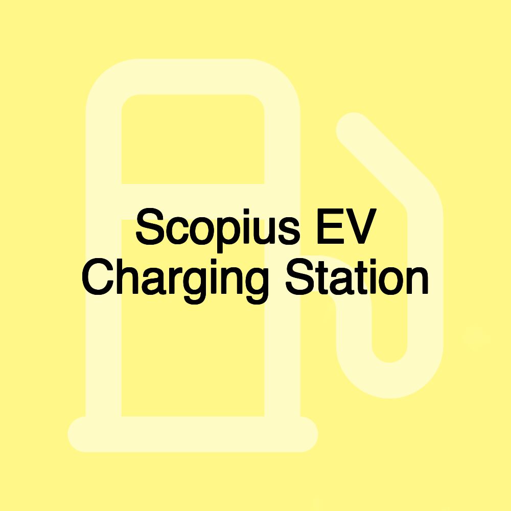 Scopius EV Charging Station