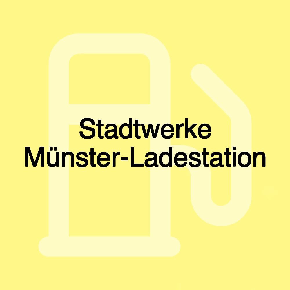 Stadtwerke Münster-Ladestation