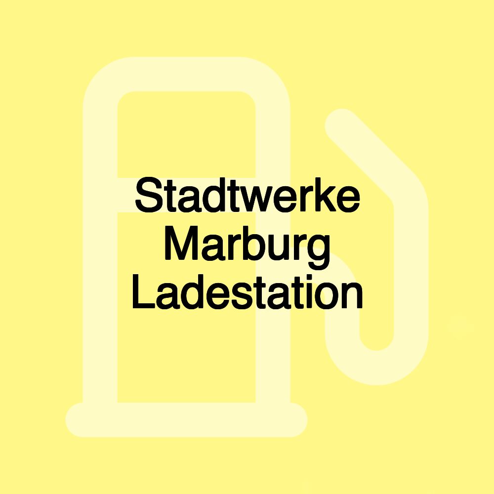 Stadtwerke Marburg Ladestation