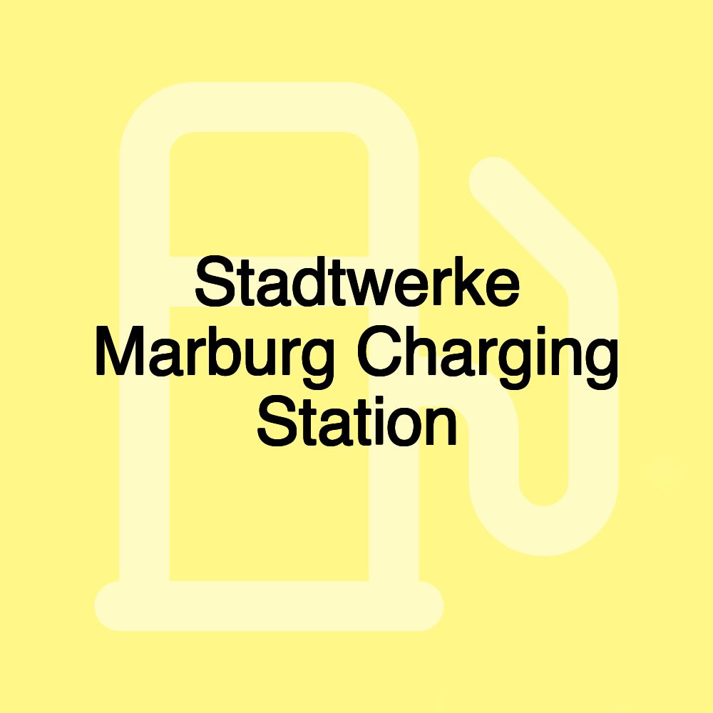 Stadtwerke Marburg Charging Station