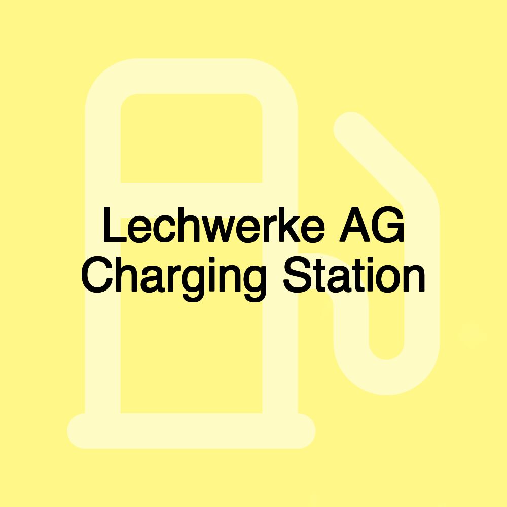 Lechwerke AG Charging Station