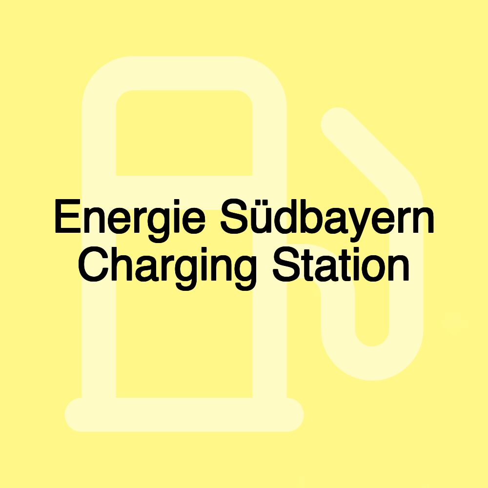 Energie Südbayern Charging Station