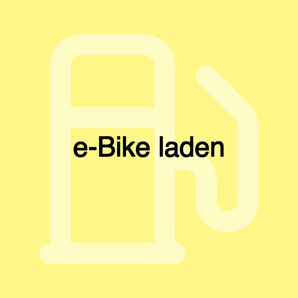 e-Bike laden