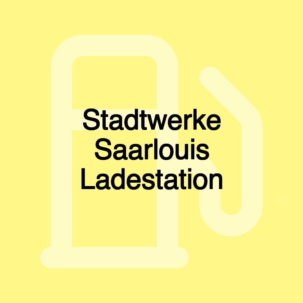 Stadtwerke Saarlouis Ladestation