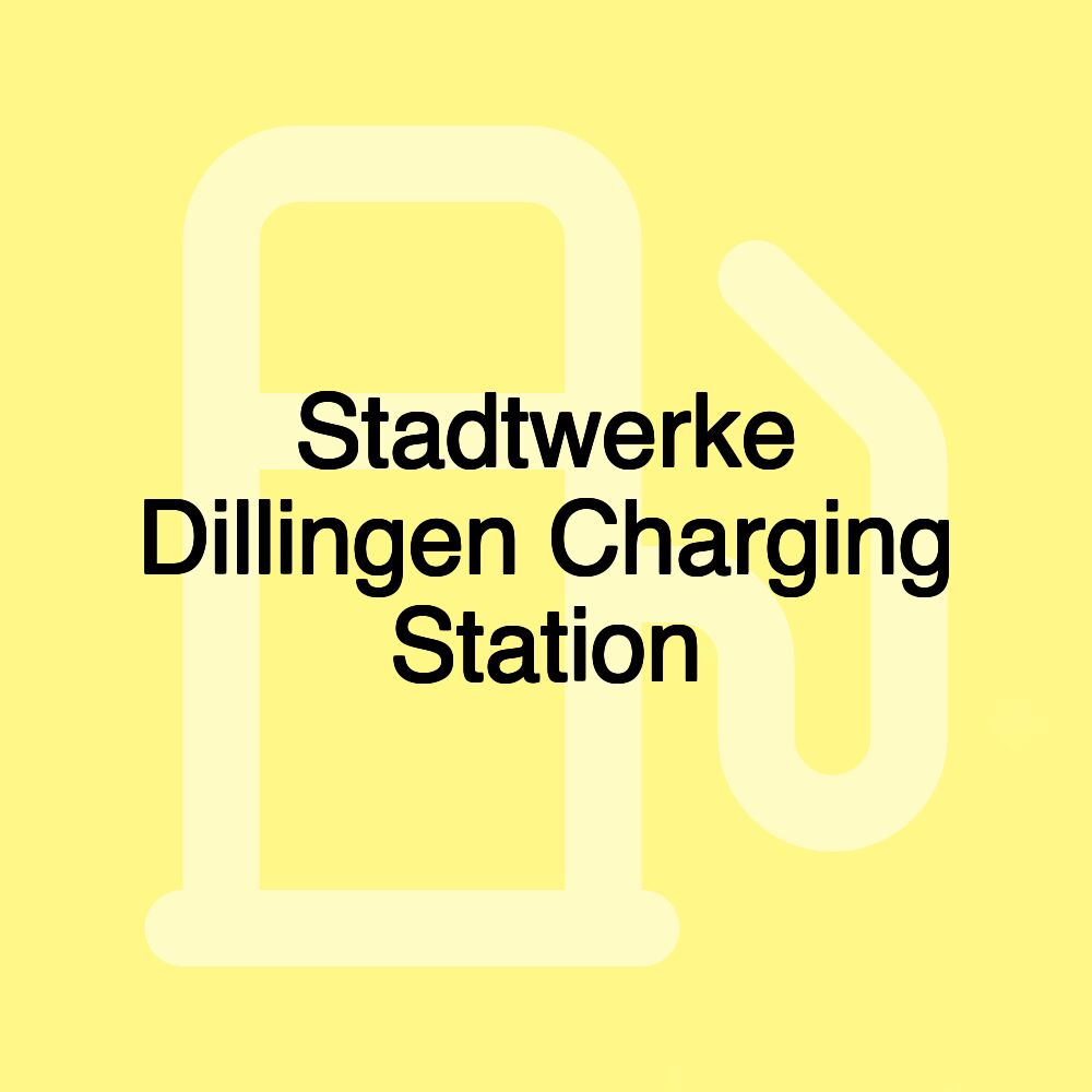 Stadtwerke Dillingen Charging Station