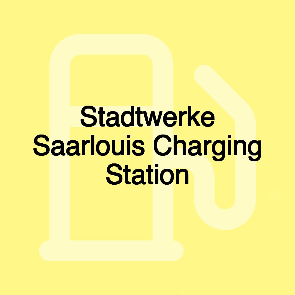 Stadtwerke Saarlouis Charging Station