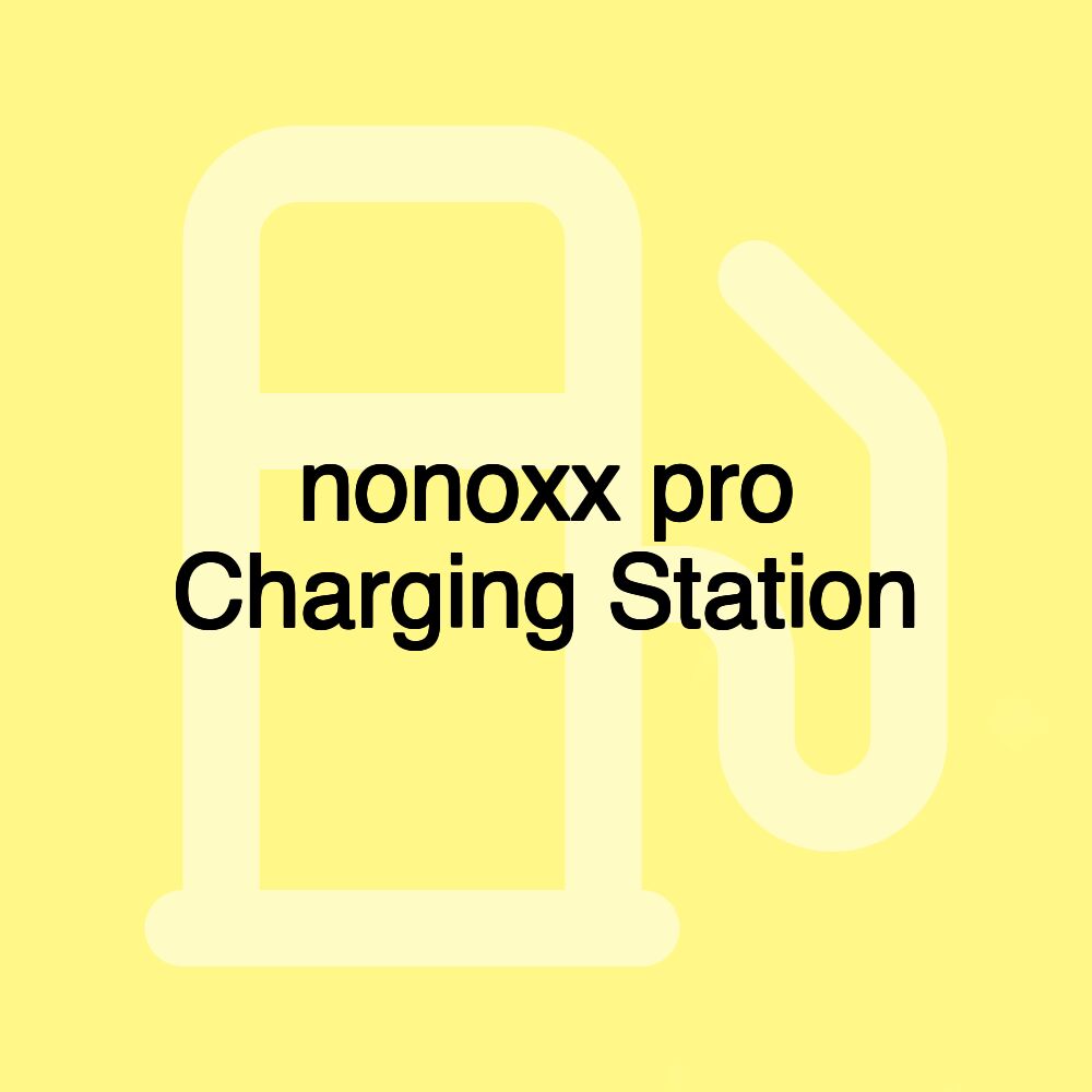 nonoxx pro Charging Station