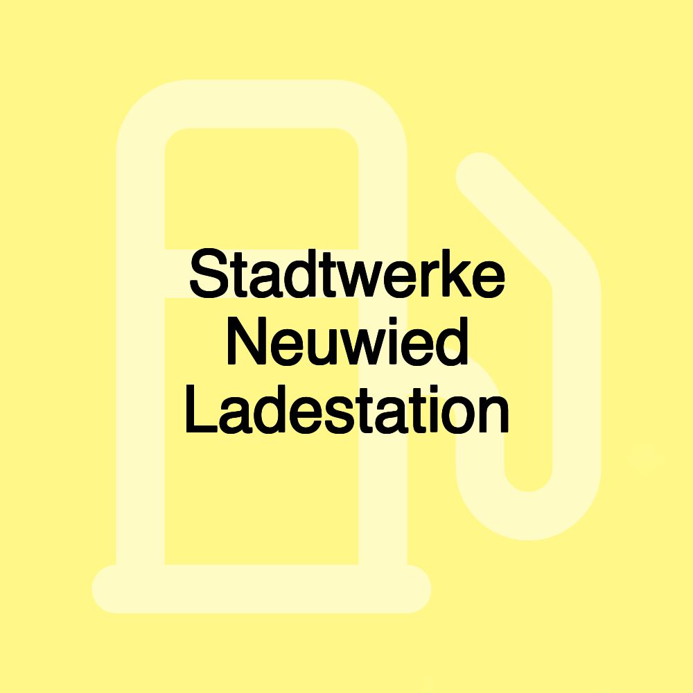 Stadtwerke Neuwied Ladestation