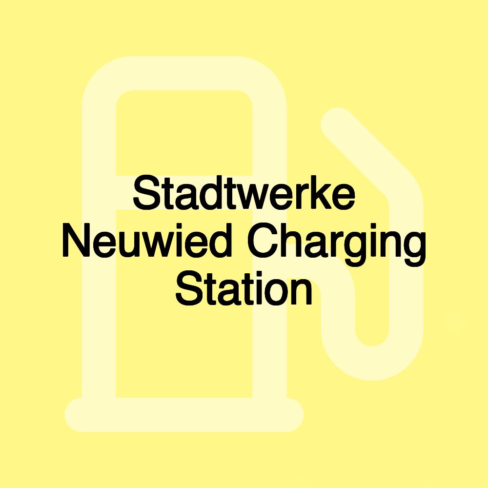 Stadtwerke Neuwied Charging Station