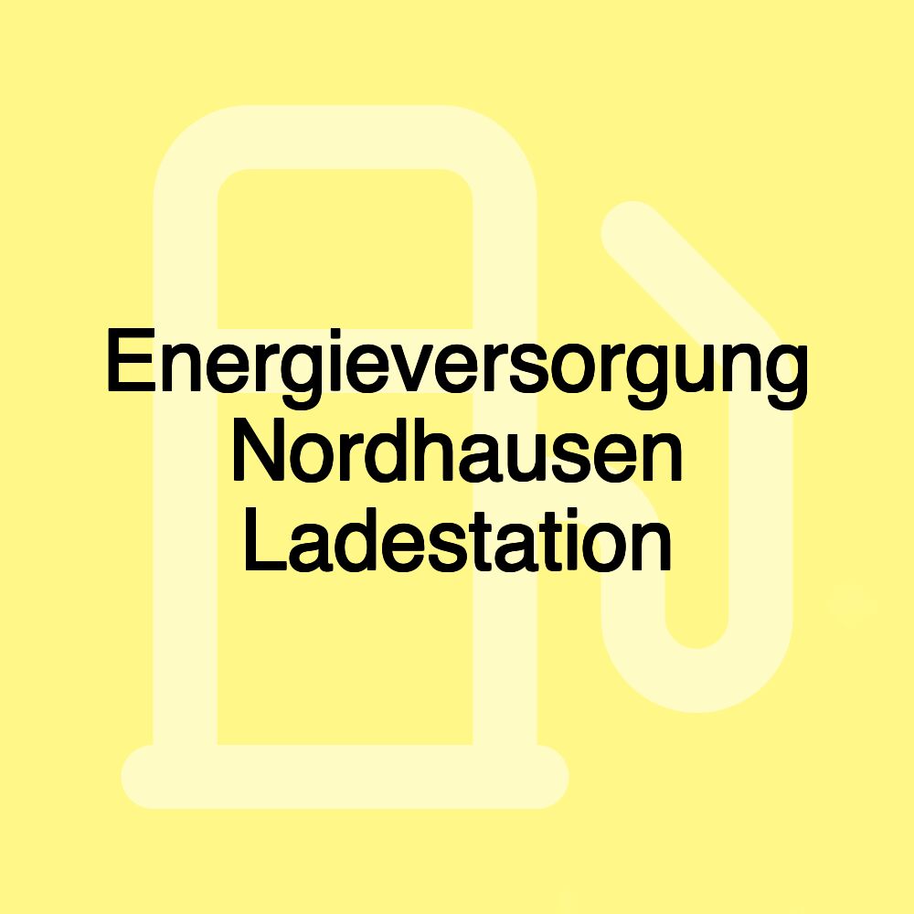 Energieversorgung Nordhausen Ladestation