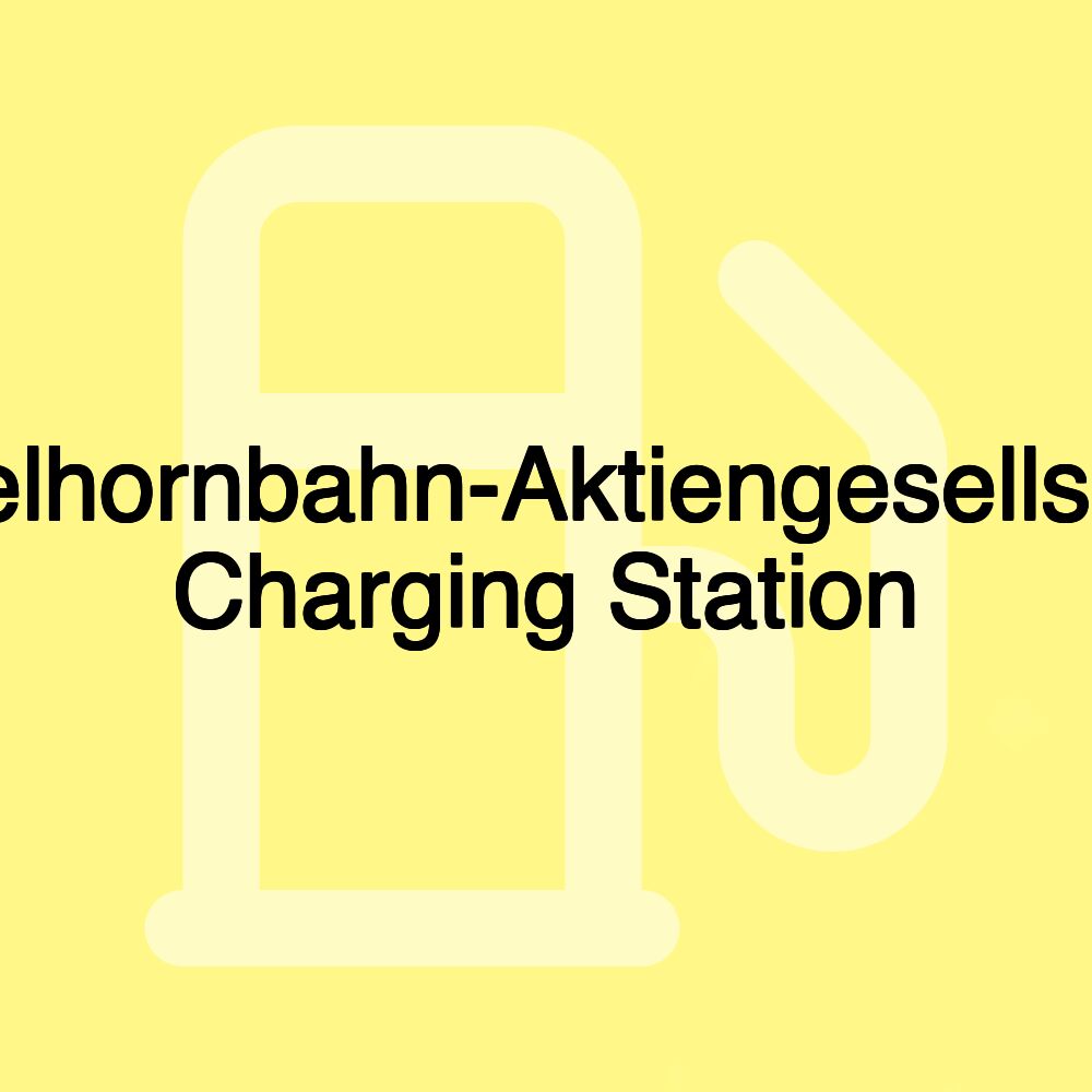 Nebelhornbahn-Aktiengesellschaft Charging Station