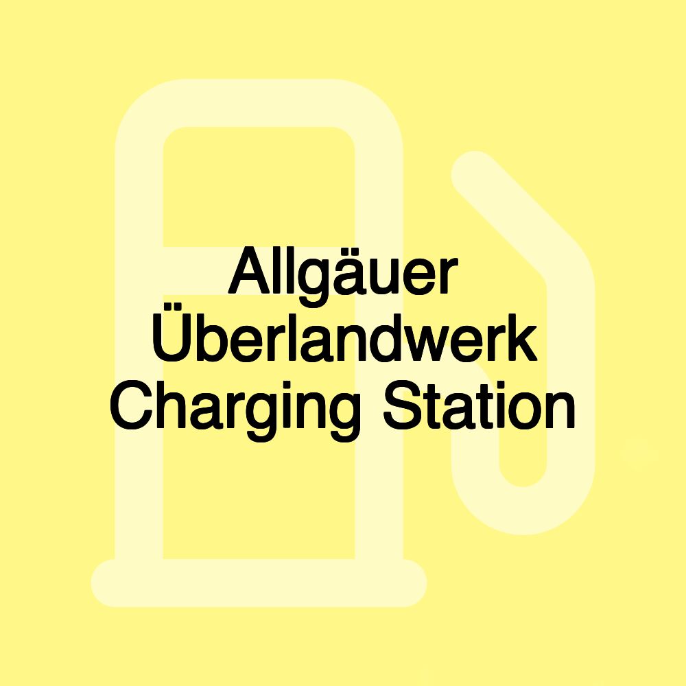 Allgäuer Überlandwerk Charging Station