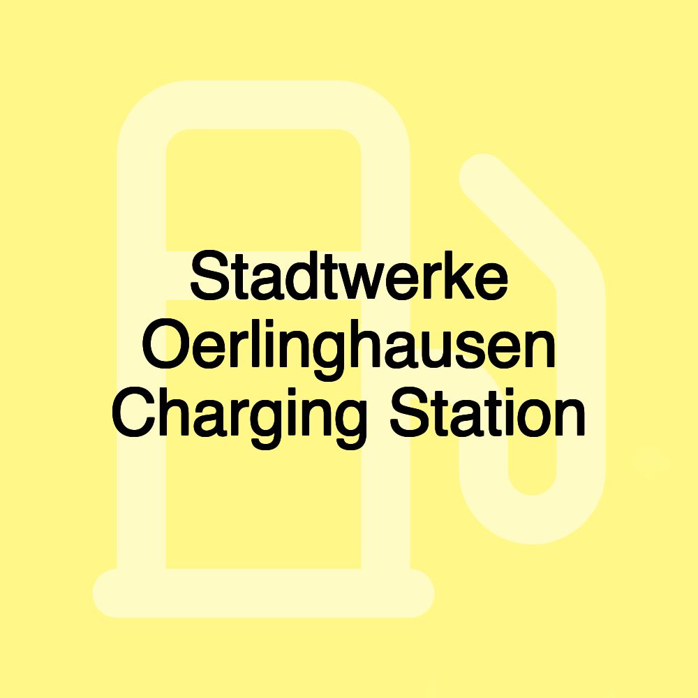 Stadtwerke Oerlinghausen Charging Station