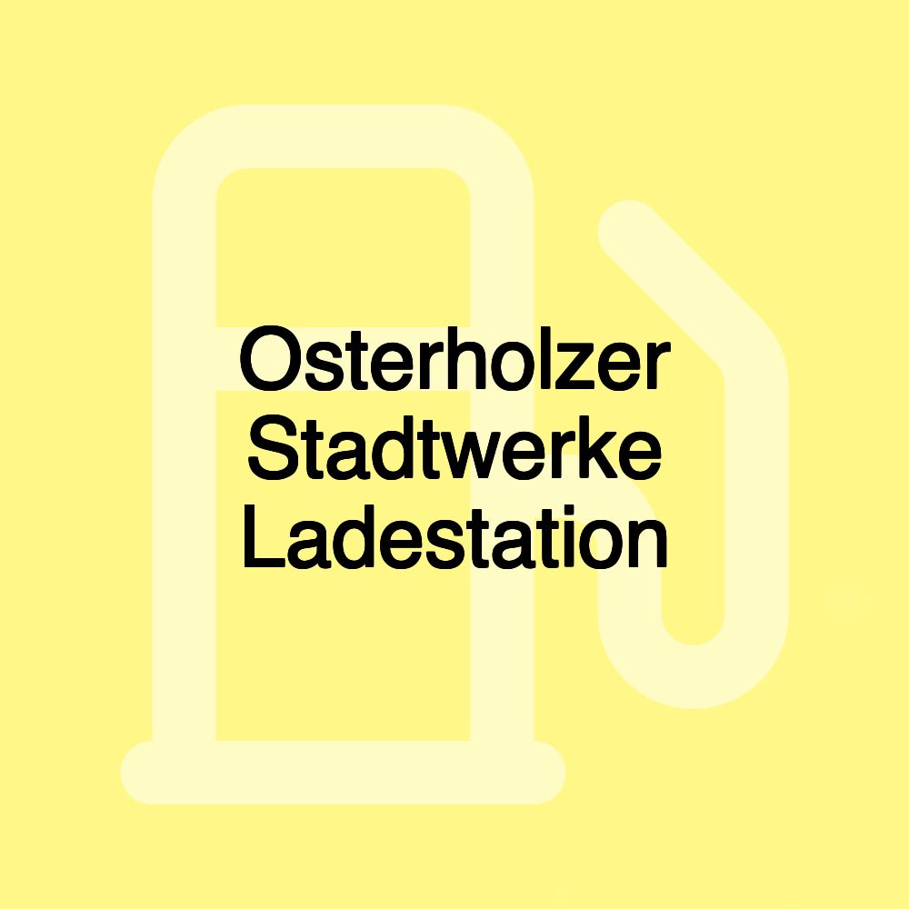 Osterholzer Stadtwerke Ladestation