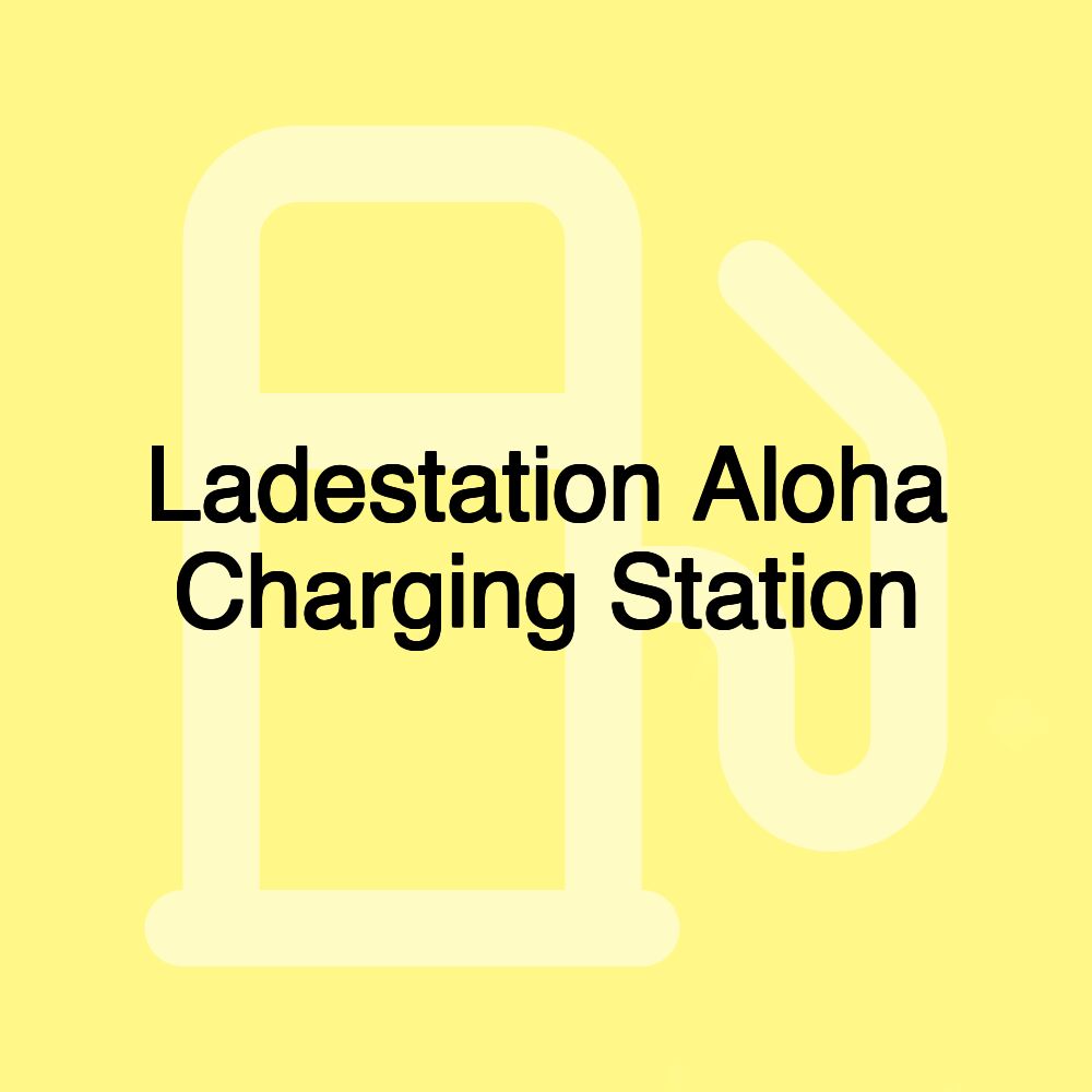 Ladestation Aloha Charging Station