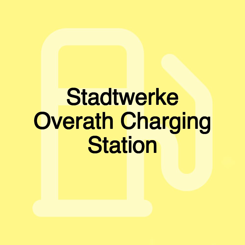 Stadtwerke Overath Charging Station