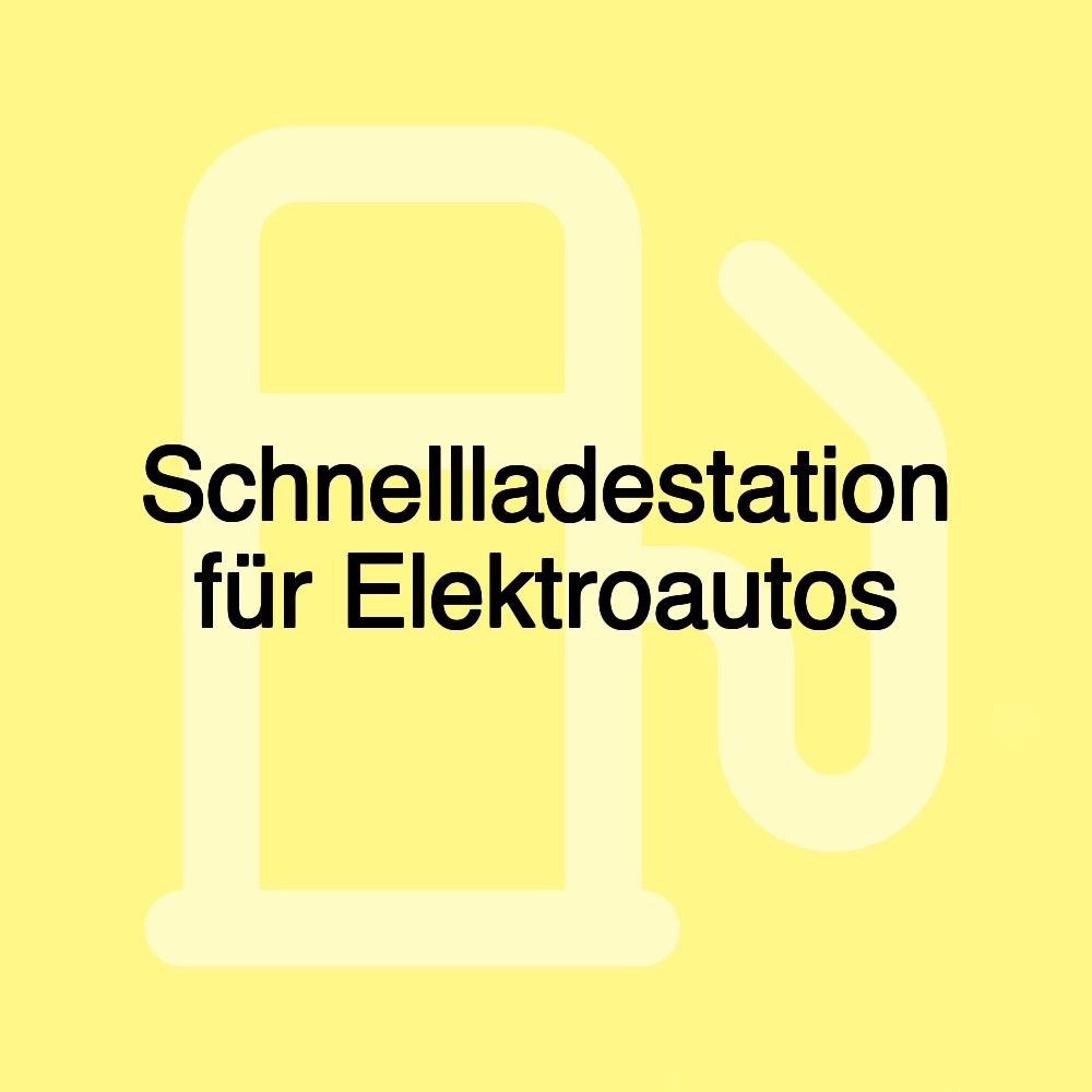 Schnellladestation für Elektroautos