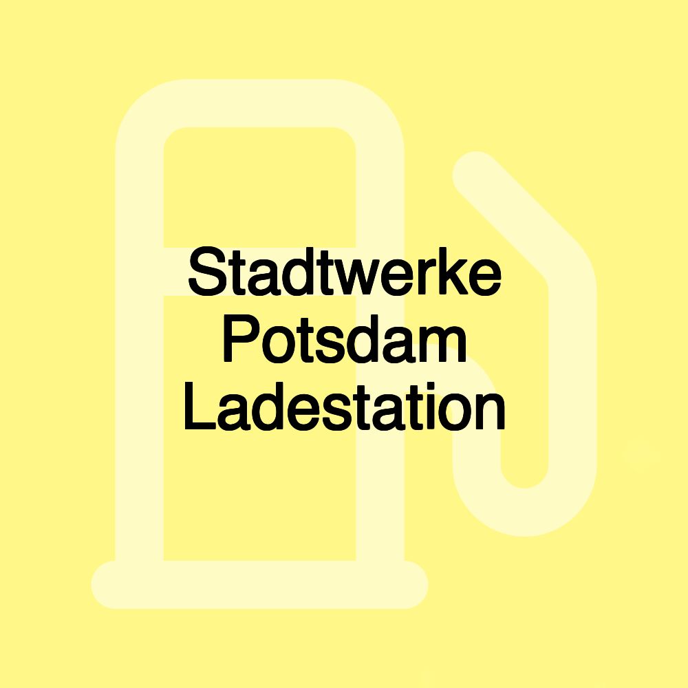 Stadtwerke Potsdam Ladestation