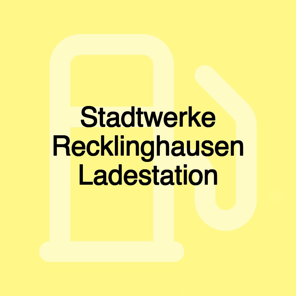 Stadtwerke Recklinghausen Ladestation