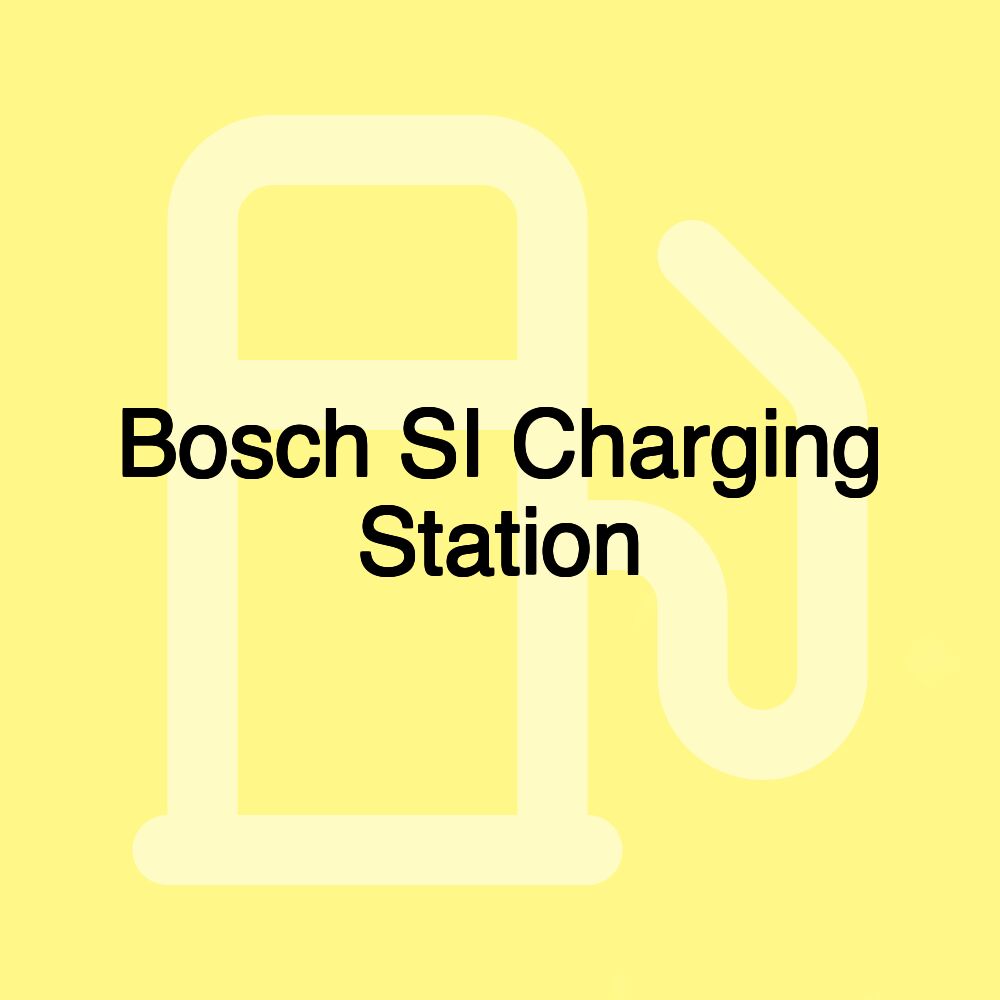 Bosch SI Charging Station