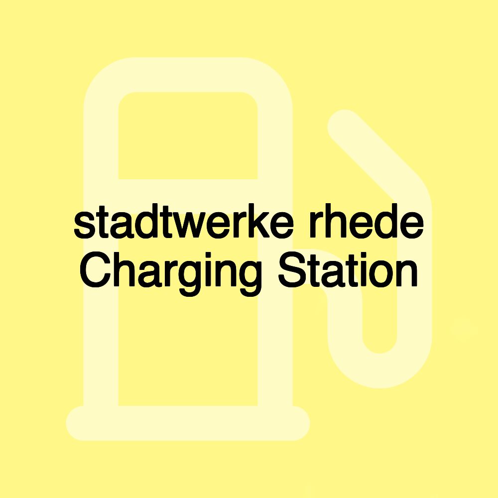 stadtwerke rhede Charging Station