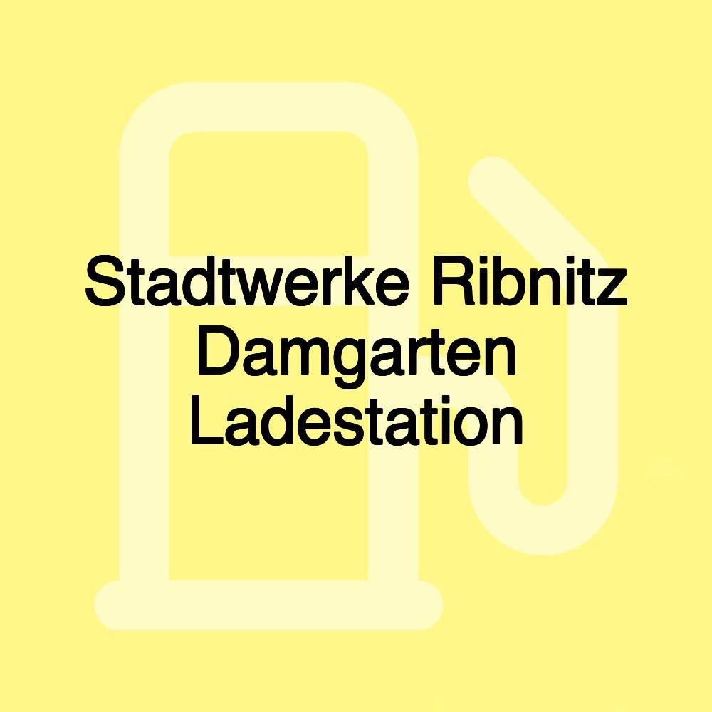 Stadtwerke Ribnitz Damgarten Ladestation