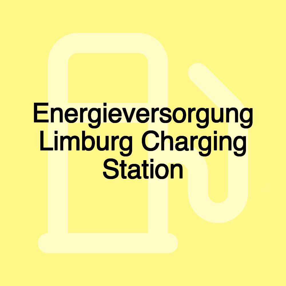 Energieversorgung Limburg Charging Station