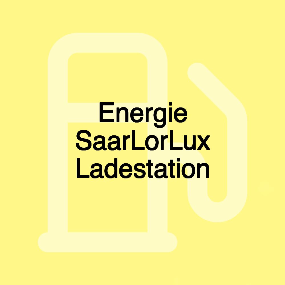 Energie SaarLorLux Ladestation